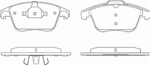 KSH EUROPE 1850.0058236 - Brake Pad Set, disc brake autospares.lv