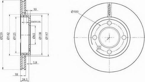 KSH EUROPE 1870.0071013 - Brake Disc autospares.lv