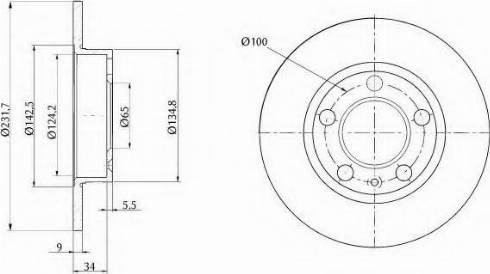 KSH EUROPE 1870.0071017 - Brake Disc autospares.lv