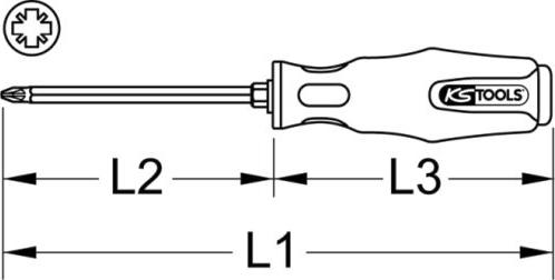 KS Tools 159.0100 - Screwdriver autospares.lv