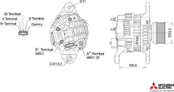 KUTNAK AUTOMOTIVE 721249/M - Alternator autospares.lv