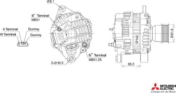 KUTNAK AUTOMOTIVE 723453/M - Alternator autospares.lv