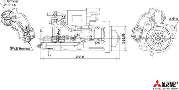 KUTNAK AUTOMOTIVE 723452/M - Starter autospares.lv