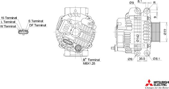 KUTNAK AUTOMOTIVE 723417/M - Alternator autospares.lv