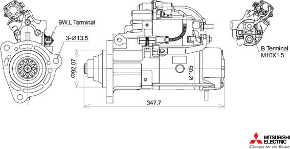 KUTNAK AUTOMOTIVE 723420/M - Starter autospares.lv