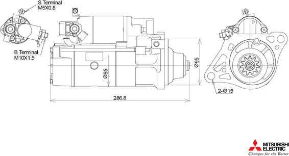 KUTNAK AUTOMOTIVE 723565/M - Starter autospares.lv