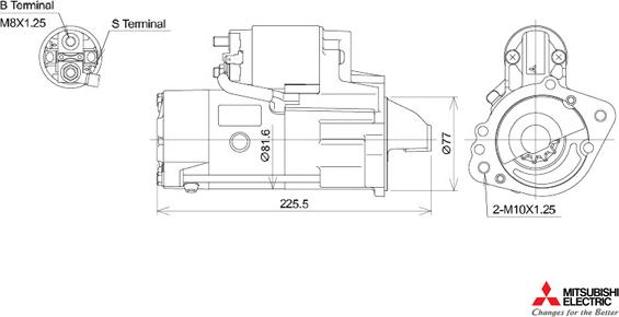 KUTNAK AUTOMOTIVE 723563/M - Starter autospares.lv