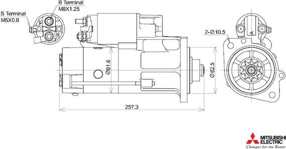 KUTNAK AUTOMOTIVE 723535/M - Starter autospares.lv