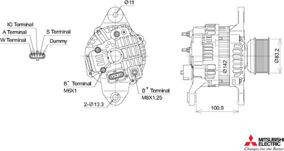 KUTNAK AUTOMOTIVE 723358/M - Alternator autospares.lv