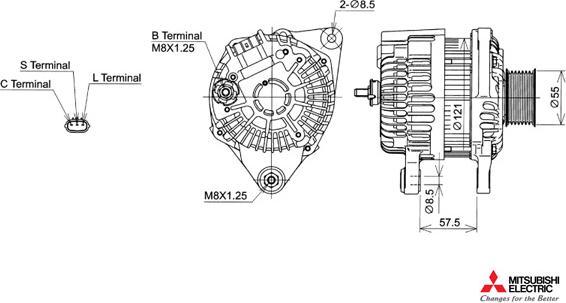 KUTNAK AUTOMOTIVE 722492M - Alternator autospares.lv