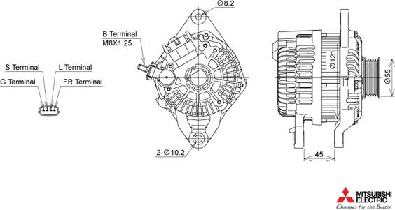 KUTNAK AUTOMOTIVE 722435/M - Alternator autospares.lv