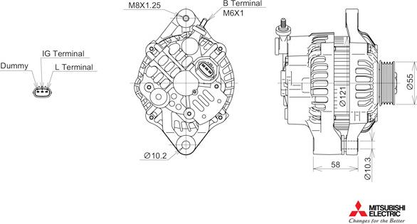 KUTNAK AUTOMOTIVE 722424/M - Alternator autospares.lv