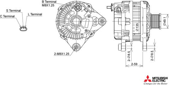 KUTNAK AUTOMOTIVE 722422/M - Alternator autospares.lv