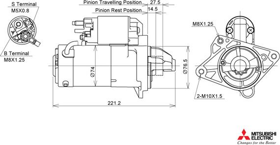 KUTNAK AUTOMOTIVE 722568/M - Starter autospares.lv