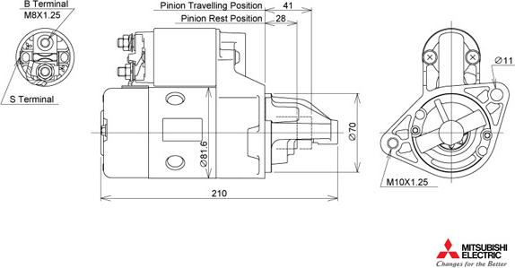 KUTNAK AUTOMOTIVE 722687/M - Starter autospares.lv