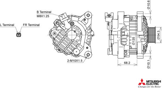 KUTNAK AUTOMOTIVE 722106/M - Alternator autospares.lv