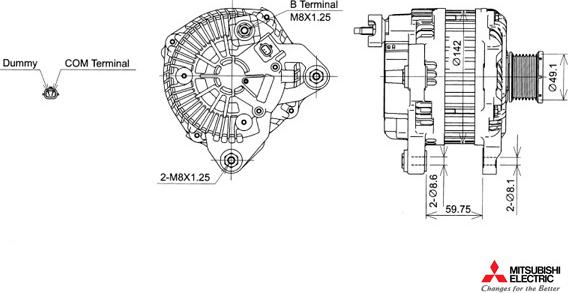 KUTNAK AUTOMOTIVE 722373/M - Alternator autospares.lv