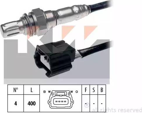 KW 498 179 - Lambda Sensor autospares.lv