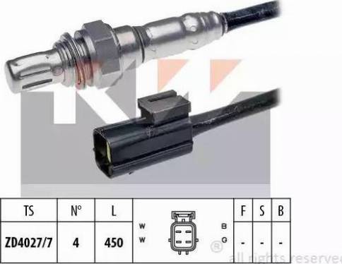 KW 497 990 - Lambda Sensor autospares.lv