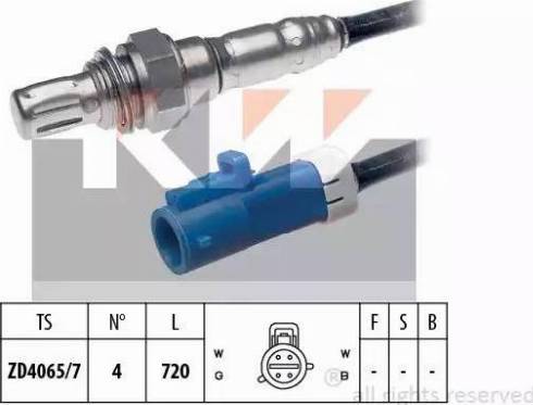 KW 497 678 - Lambda Sensor autospares.lv