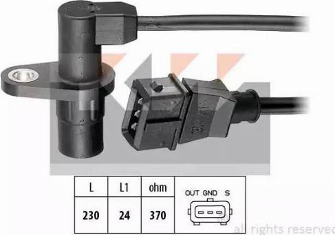 KW 453 044 - Sensor, crankshaft pulse autospares.lv