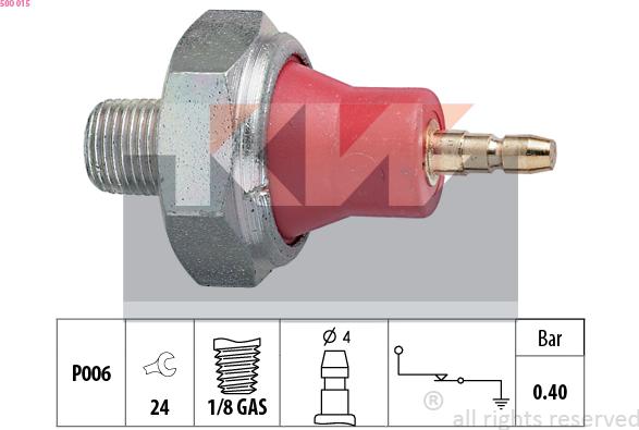 KW 500 015 - Sender Unit, oil pressure autospares.lv