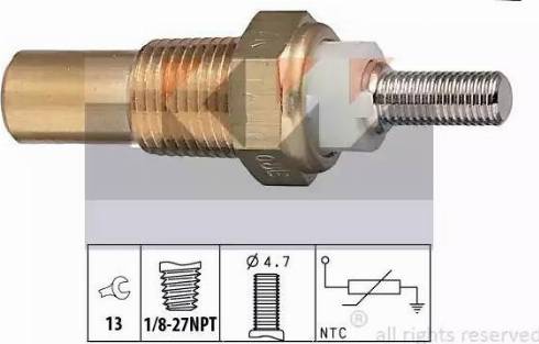 KW 530 010 - Sensor, fuel temperature autospares.lv