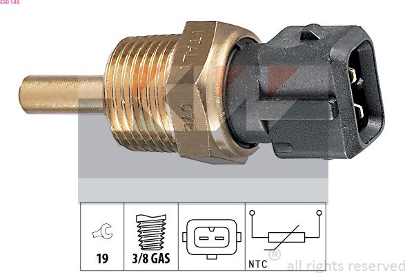 KW 530 144 - Sensor, oil temperature autospares.lv