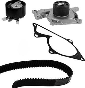 KWP KW1091-1 - Water Pump & Timing Belt Set autospares.lv