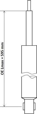 KYB 343836 - Shock Absorber autospares.lv