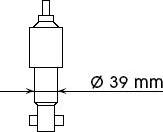 KYB 443253 - Shock Absorber autospares.lv