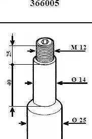 BOGE 36-676-F - Shock Absorber autospares.lv