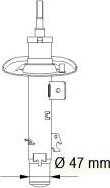 KYB 339710 - Shock Absorber autospares.lv