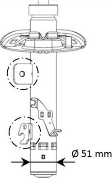 KYB 339708 - Shock Absorber autospares.lv