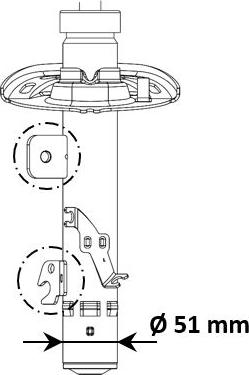 KYB 3338055 - Shock Absorber autospares.lv