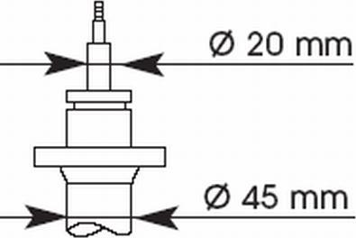 KYB 373019 - Shock Absorber autospares.lv