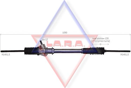 LA.R.A. 190017 - Steering Gear autospares.lv