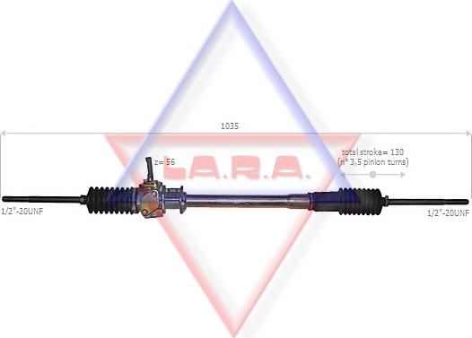 LA.R.A. 200001 - Steering Gear autospares.lv