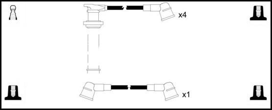 LEMARK HOES926 - Ignition Cable Kit autospares.lv