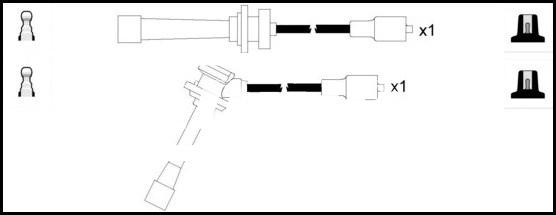 LEMARK HOES920 - Ignition Cable Kit autospares.lv