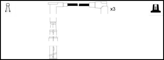 LEMARK HOES506 - Ignition Cable Kit autospares.lv