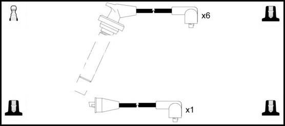 LEMARK HOES111 - Ignition Cable Kit autospares.lv