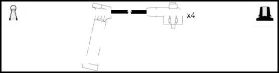 LEMARK HOES1347 - Ignition Cable Kit autospares.lv