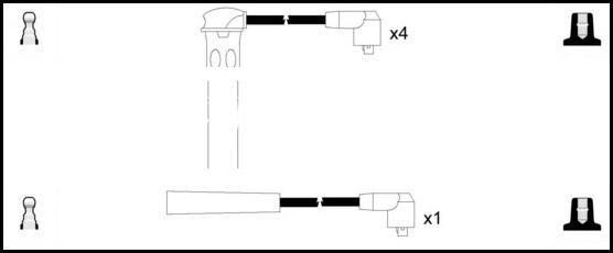 LEMARK HOES270 - Ignition Cable Kit autospares.lv