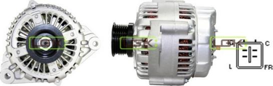 LGK 445909 - Alternator autospares.lv