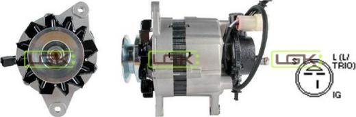 LGK 445810 - Alternator autospares.lv