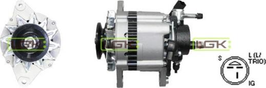 LGK 445704 - Alternator autospares.lv