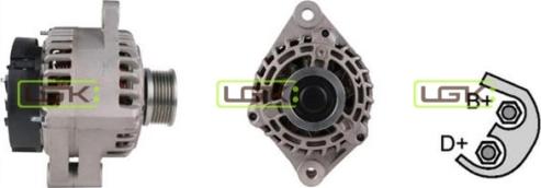 LGK 446957 - Alternator autospares.lv