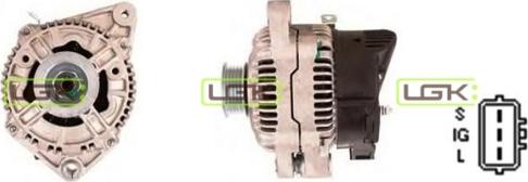 LGK 446648 - Alternator autospares.lv