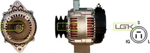 LGK 446665 - Alternator autospares.lv